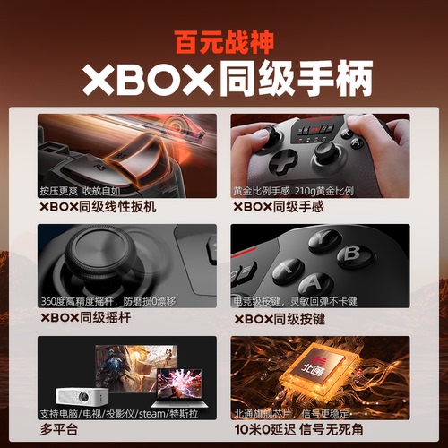 北通斯巴达2无线手柄游戏手柄pc电脑版xbox手柄特斯拉有线电视笔记本steam手柄地平线4fifa5双人成行斯巴达3