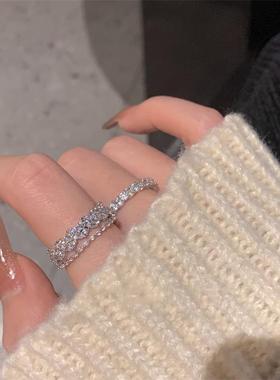 芭蕾蝶舞锆石蝴蝶结发夹超闪仙女发卡侧边夹子复古网红头饰品