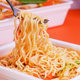 Korean paldo eight-way instant noodles beef noodle bowl
