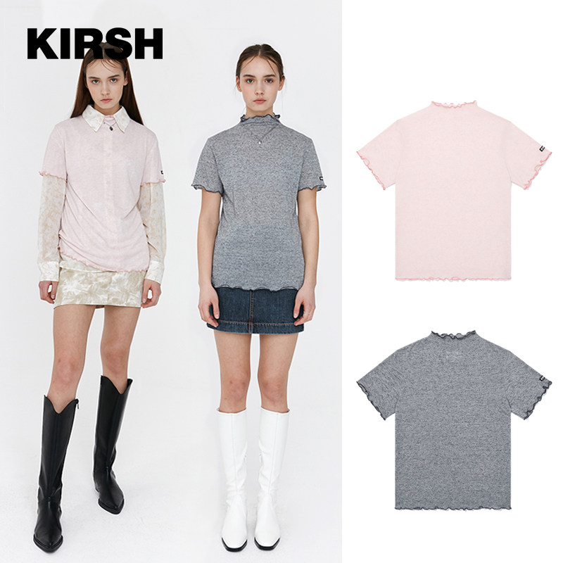 kirsh大樱桃短袖中高领少女t恤 GTOG海外T恤
