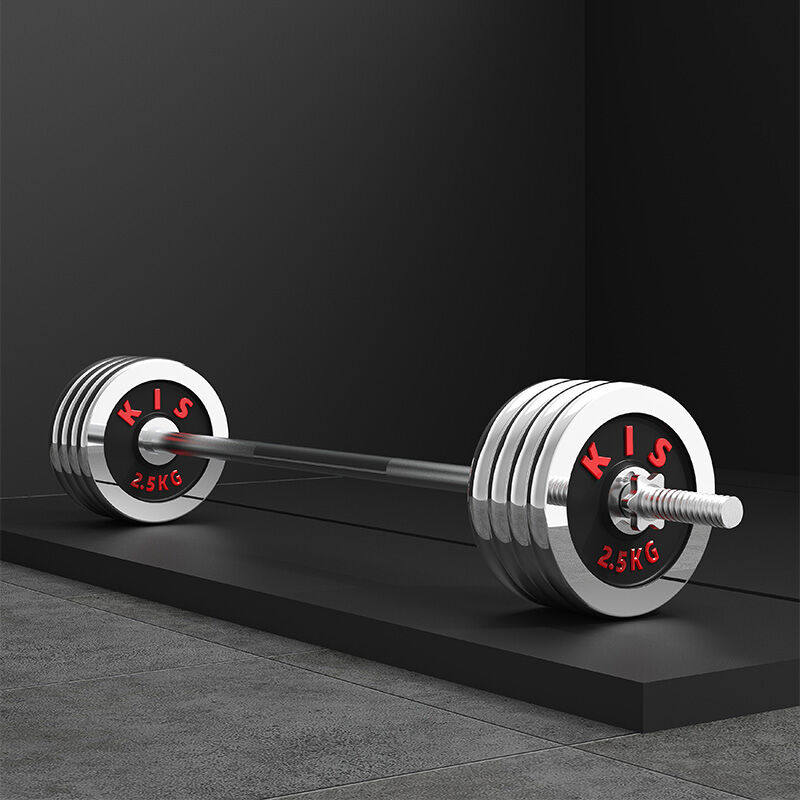 Constant power dumbbell men's electroplated heavy weight dumbbell barbell set fitness equipment household detachable combination dual-use