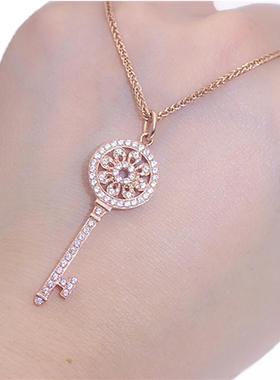 pringxy女太阳花钥匙时尚项链