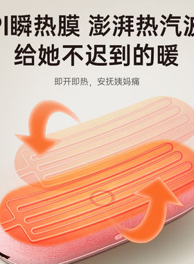 科普菲大姨妈肚子疼神器暖宫腰带女生月经期发热护腰痛经缓解宫寒