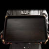 Rongshantang African rosewood inlaid copper corner solid wood rectangular tray size household kung fu tea set tea tray