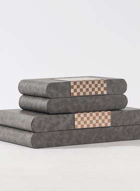 新中式样板房实木首饰盒摆件