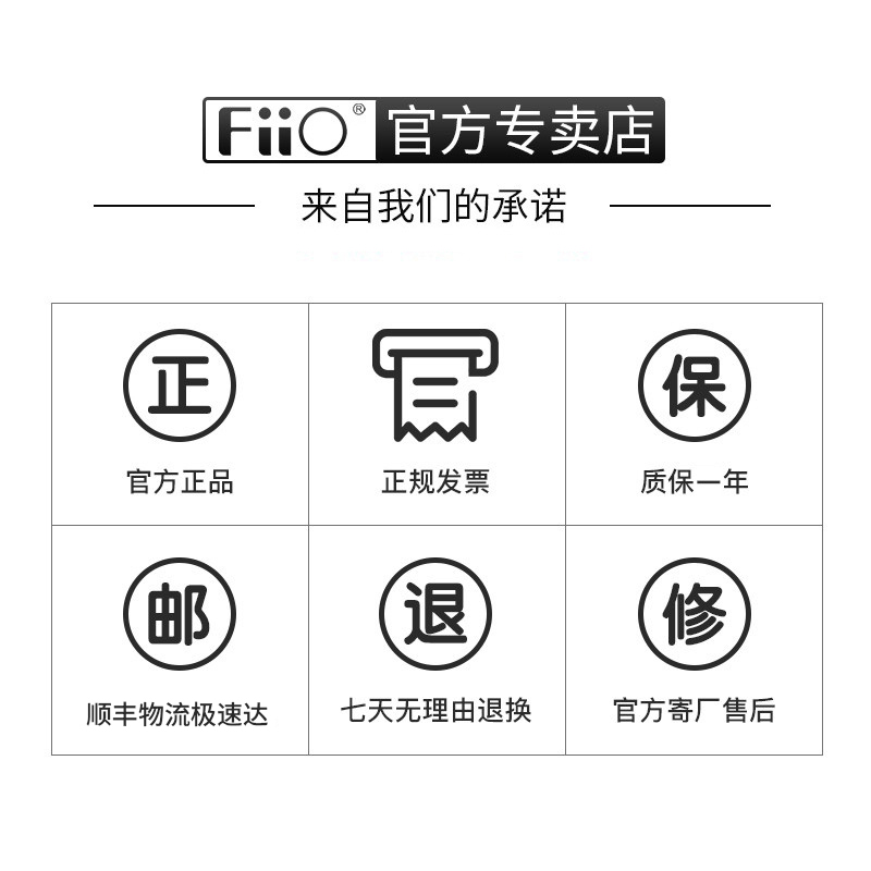 FiiO/飞傲 FF1镀铍振膜可换线平头耳塞HiFi入耳式大动圈耳机-图3