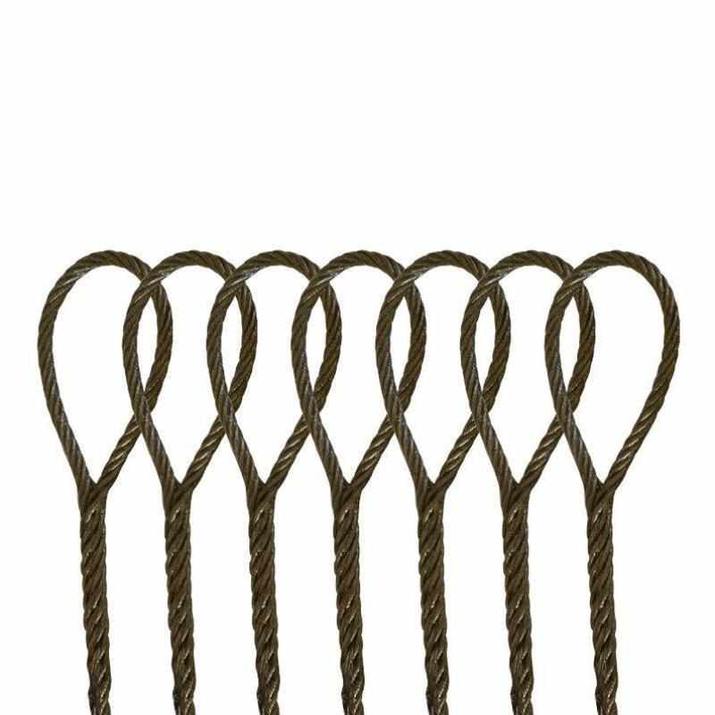 越越尚插编钢丝绳吊8.5吨拉23吨粗24mm长5米起重吊装双扣起重工具 - 图3