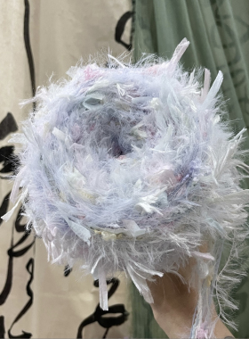 小亦新品/可可amp紫舞飞扬diy手工编织手混毛线团围巾帽子毛衣包