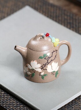 密文一件宜兴紫砂壶原矿白段泥匠心手工制作蘭香秦权功夫茶具