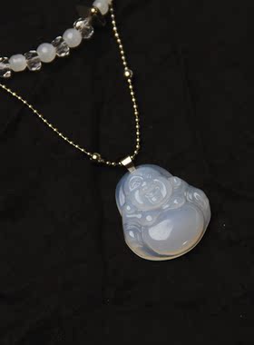 承李李原创设计弥勒佛吊坠