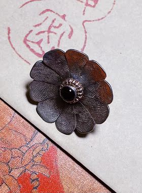 承李李原创设计风手工雕刻戒指