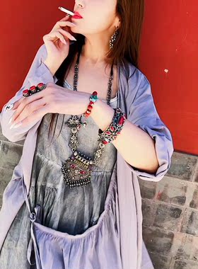 承李李原创设计风錾花高工手镯