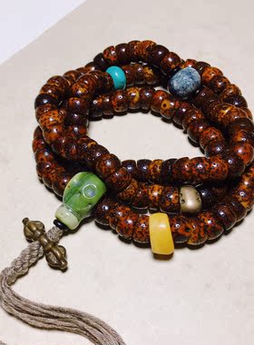 承李李原创设计风蜜蜡宝石手串