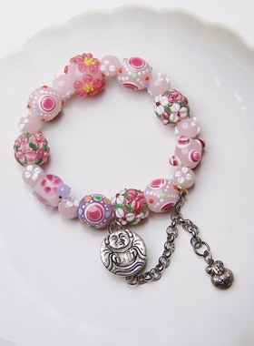 承李李原创设计琉璃雕刻手串女