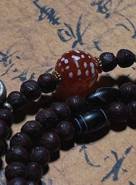 承李李原创设计风老凤眼菩提佛珠