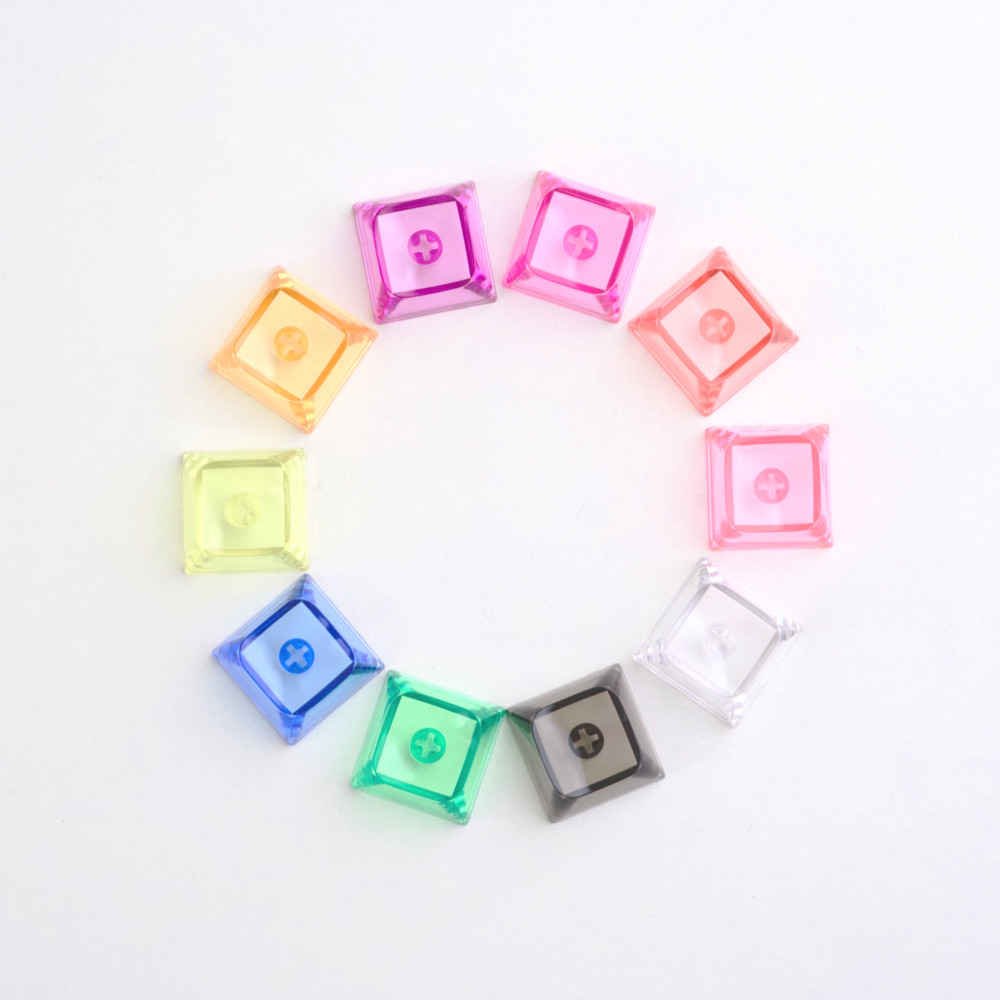 高透明透光多色客制化机械键盘键帽 PC材质 XDA高度9.3mm,淘宝优惠券,粉丝福利购,淘宝优惠卷