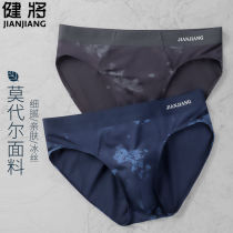 Bodybuilding for mens underwear Official flagship store Modale triangle shorts for boys hygroscopic and breathable fashion printed upscale