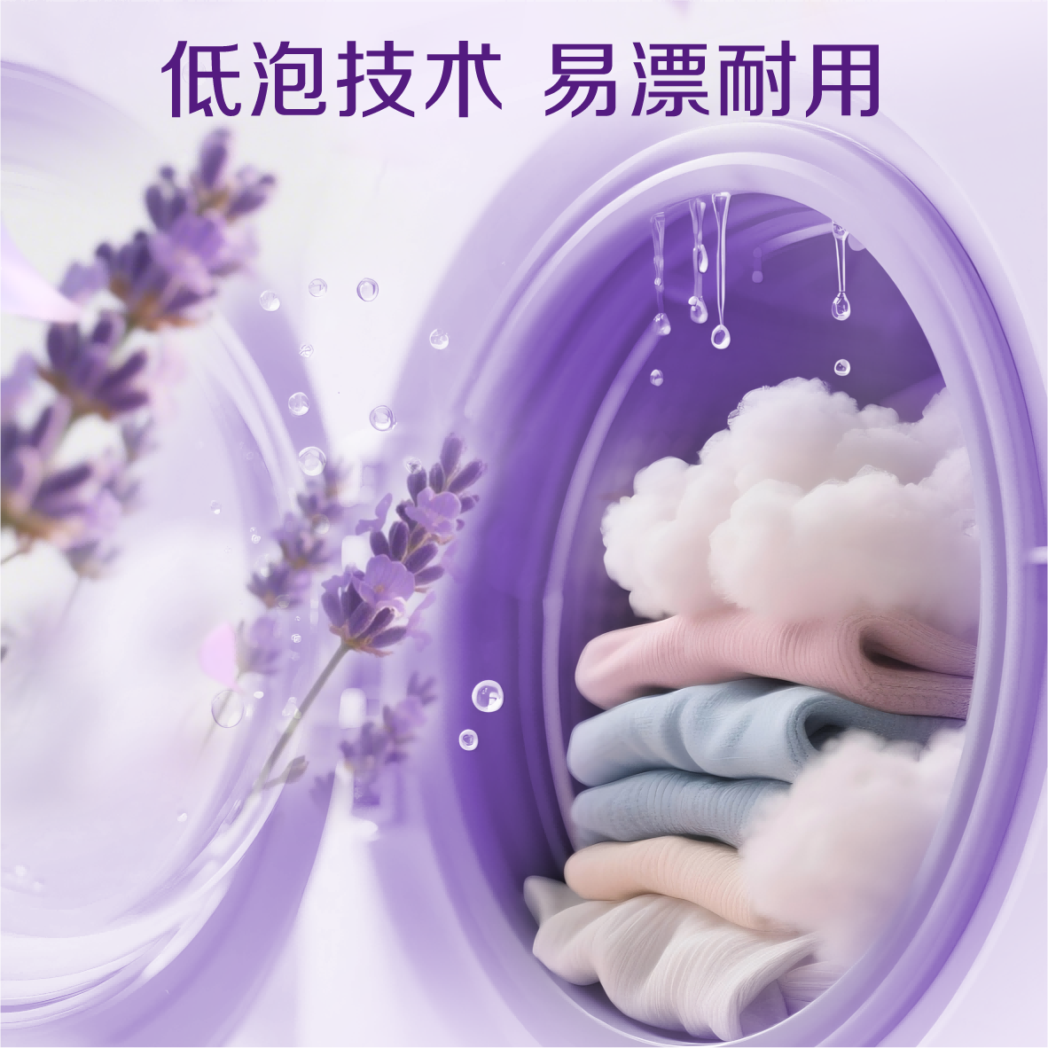 家家宜  薰衣草香氛洗衣粉5kg/3kg大包深层去渍持久留香带嘴防潮