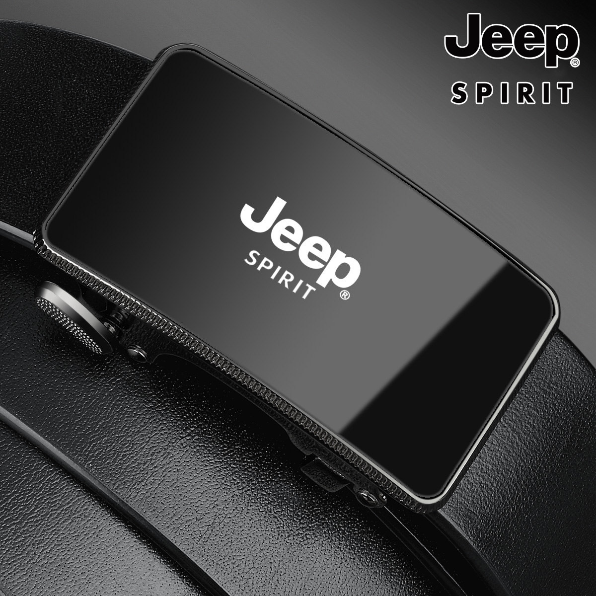 jeep /吉普内扣男真皮自动扣内穿式 吉普州德腰带/皮带/腰链