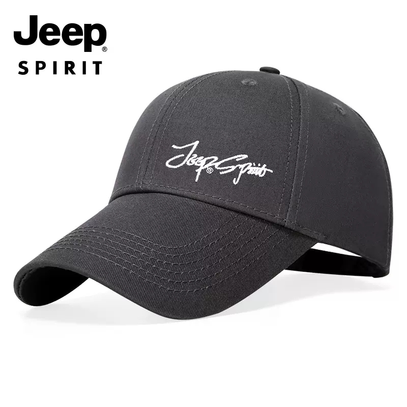 JEEP吉普专柜正品棒球帽休闲纯棉遮阳帽子字母帽男女防晒春夏季