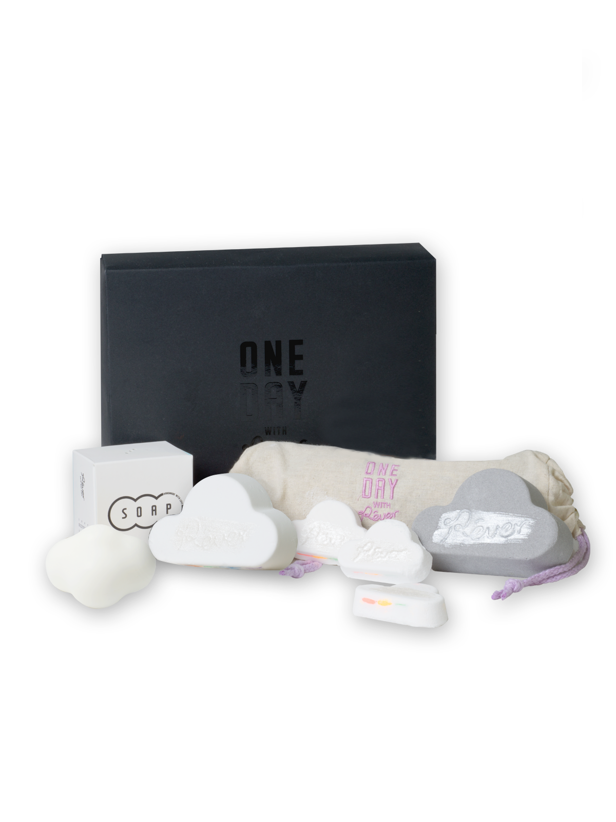 rever云朵礼盒彩虹屁云朵泡澡球皂 rever浴盐