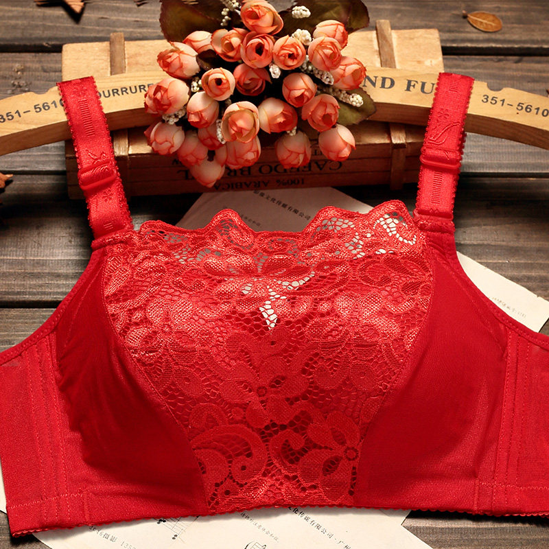 聚拢收副乳夏季性感蕾丝舒适抹胸 韩茵莎文胸