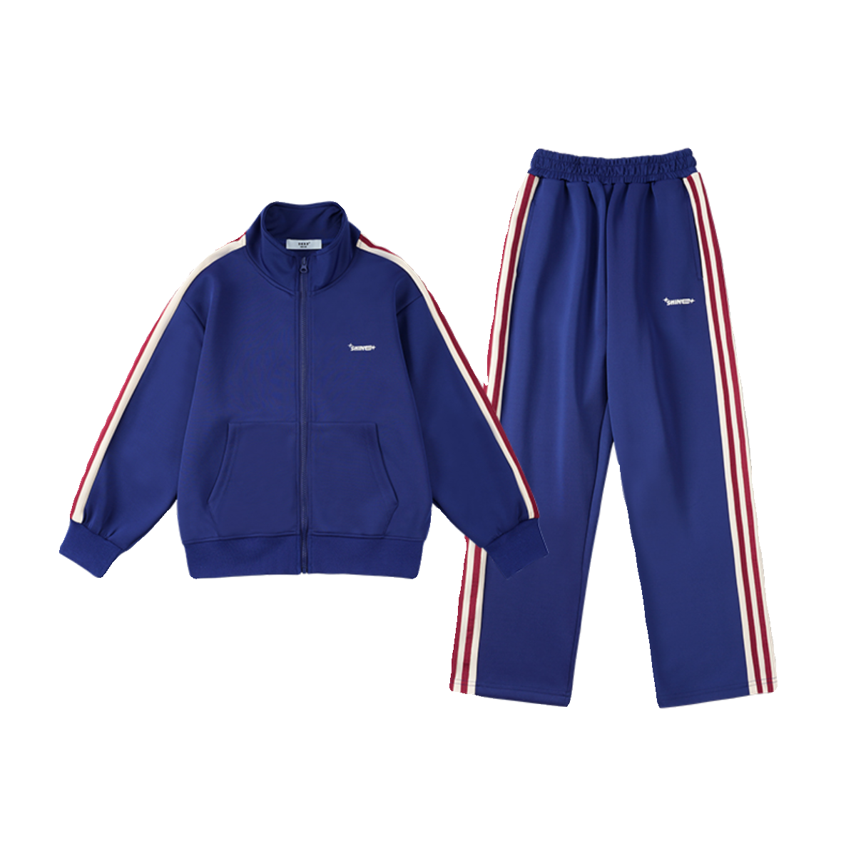 DK童装秋装新款复古女童男童运动套装儿童时髦外套卫衣裤两件套潮,淘宝优惠券,粉丝福利购,淘宝优惠卷