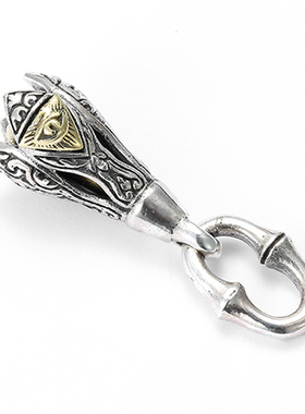 上帝之眼铃铛925银吊坠