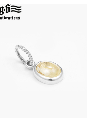 纯银镶嵌梦幻锁骨链复古项坠