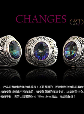 高品质男士正品口戒指潮品Good Vibrations魔幻925纯银戒指泰银戒