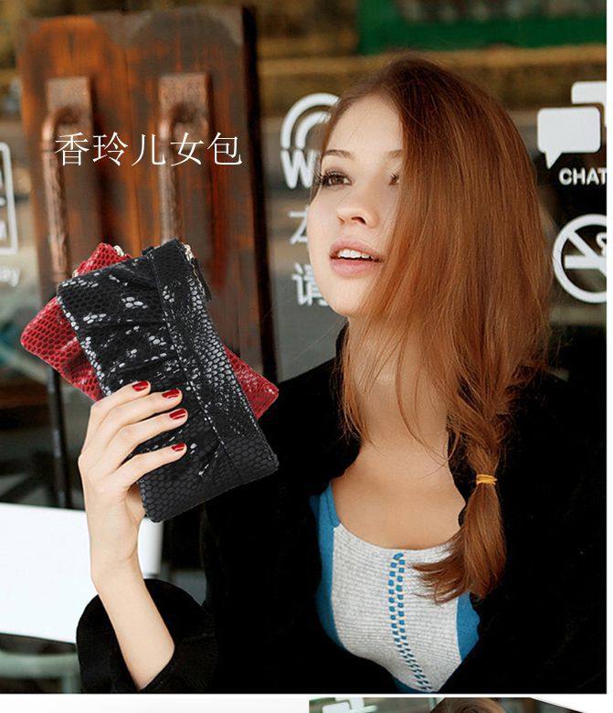 女式手工真皮瓜子纹牛皮女包手机零钱包斜挎安然纯皮手拿包手拎包,淘宝优惠券,粉丝福利购,淘宝优惠卷