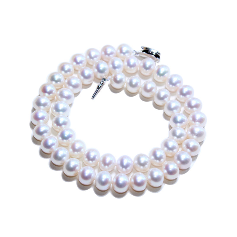 【感恩母亲节】极光天然淡水珍珠项链女气质串珠毛衣链锁骨链圆润,淘宝优惠券,粉丝福利购,淘宝优惠卷