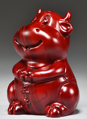 木雕祝福新古典客厅吉祥物补角