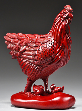 木祝福其他客厅十二生肖鸡吉祥物