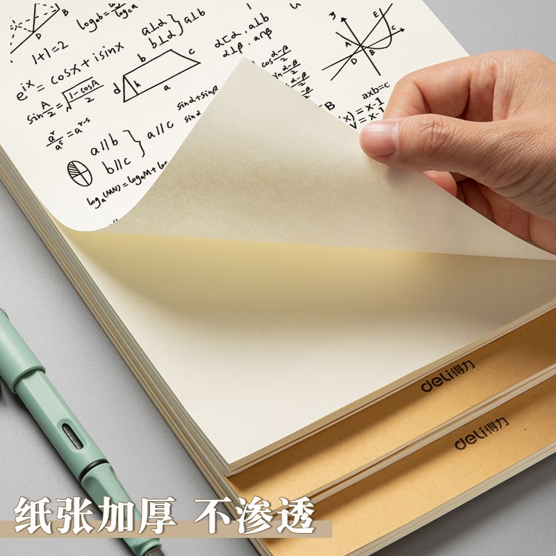 16K空白草稿纸加厚打草演草纸小学生用初中生高中生护眼纸笔记本 - 图0