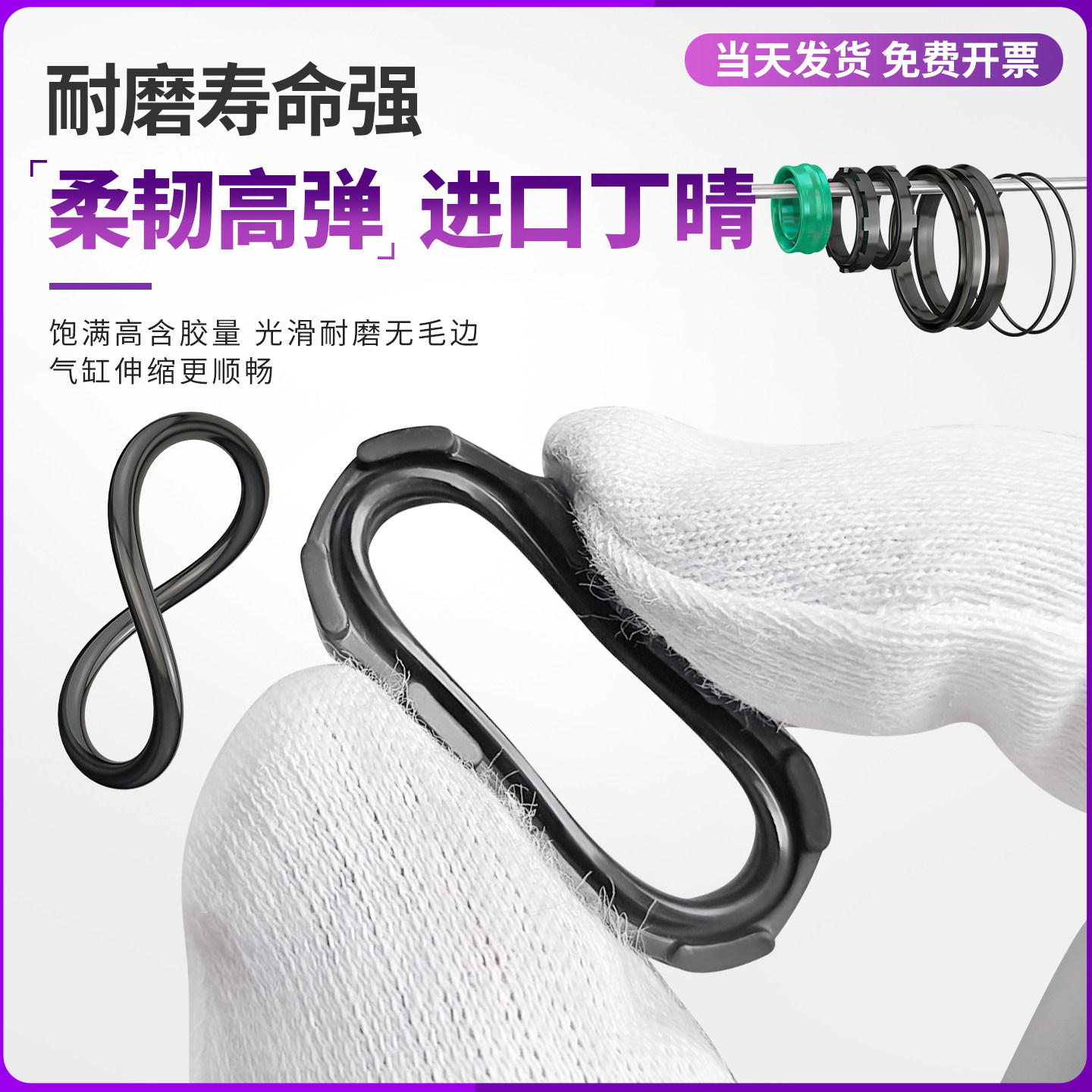 SC标准气缸密封圈维修包套装SC32 50 80 100 125 160 SCJ40-SC200,淘宝优惠券,粉丝福利购,淘宝优惠卷