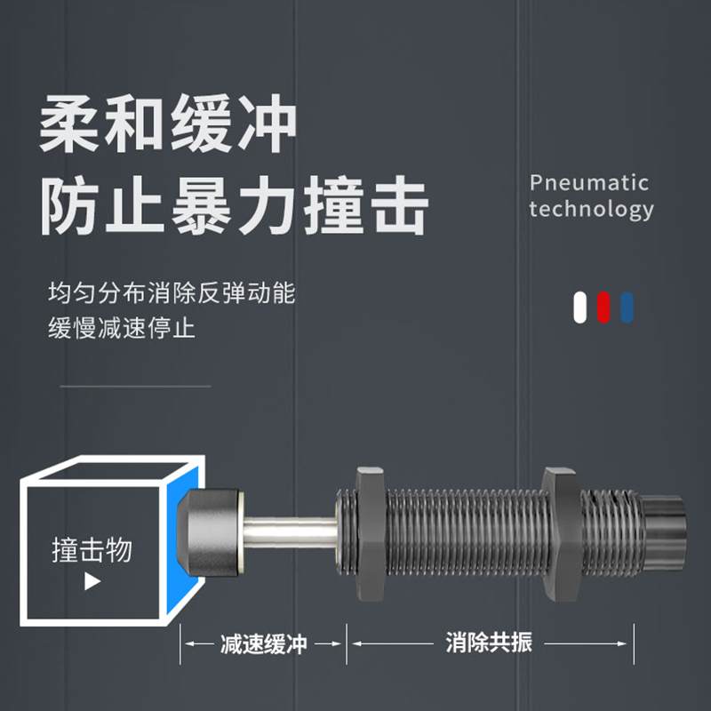 油压液压缓冲器ACA1007-1/1412 ACA2040/2725 ACA2750/3325稳速器 - 图2
