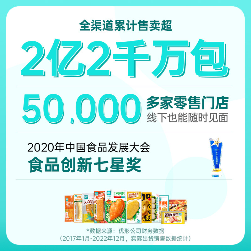 【9袋】优形鸡胸肉健身代餐即食沙拉 ishape优形鸡胸