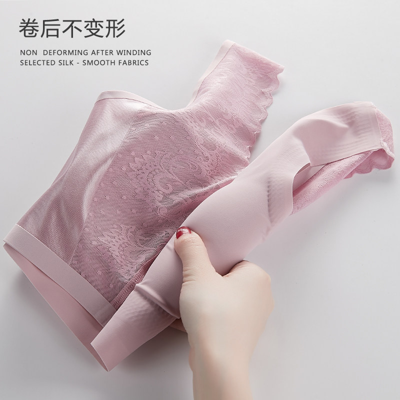 蕾丝大码无痕v型美背无钢圈抹胸 娇芙韵抹胸