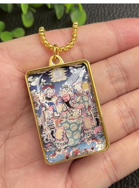 定制饰品关羽吊坠项链男女
