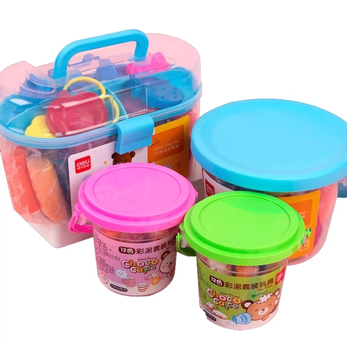 Безопасный нетоксичный пластилин для раннего возраста, детская глина для школьников для детского сада, форма ручной работы, игрушка, комплект, 24 цветов, 12 цветов, DIY