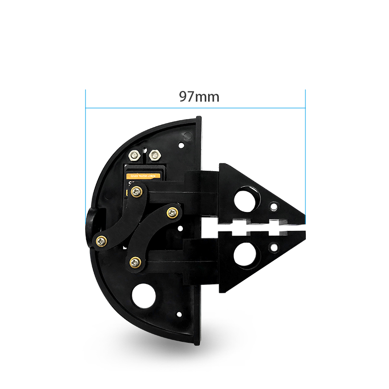 平行机械爪子ABS工程塑料材质机械手臂专用舵机控制手爪diy夹持器 - 图1