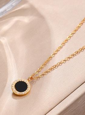 Baopu银项链s925纯银项链轻奢气质潮流时尚个性纯银吊坠项链