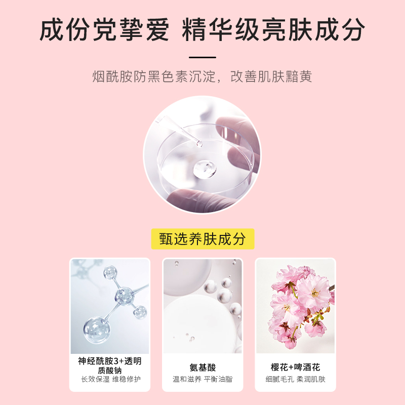 朴物大美旗舰店PWU香水双层奶盖沐浴露樱花牛奶屋果酸沐浴油香体后背除螨水蜜桃3