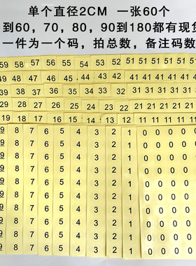 2CM透明不干胶贴纸粘性强易撕取