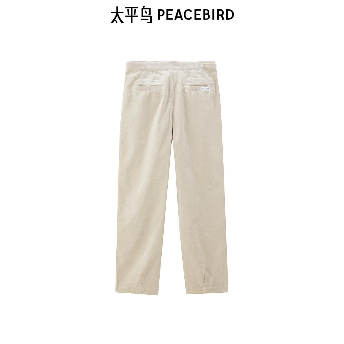 【eye-c合作系列】太平鸟男装休闲裤25秋季新款灯芯绒 B2GBE3145 - 图0