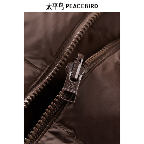 【商场同款】太平鸟男装羽绒服秋冬季印花轻量轻薄羽绒B2ACE440E - 图2