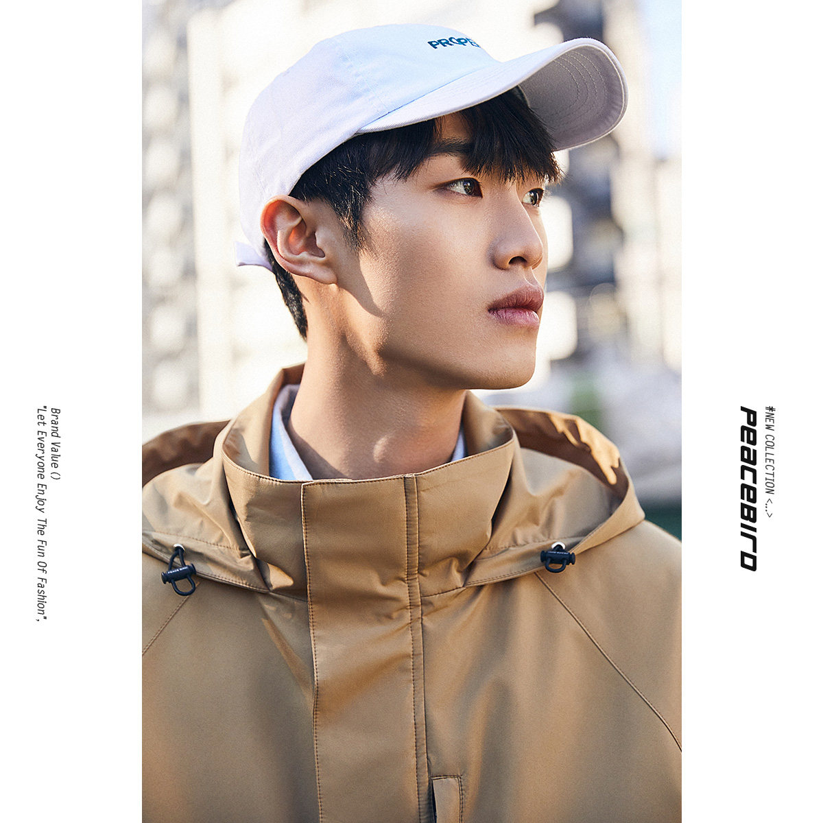 太平鸟男装奥莱新款韩版潮流风衣 太平鸟男装outlets店风衣