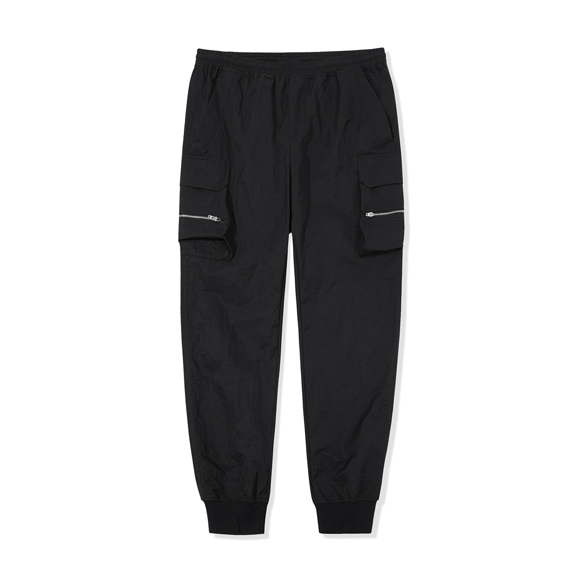 太平鸟男装夏季新款松紧腰际工装裤 太平鸟男装outlets店休闲裤