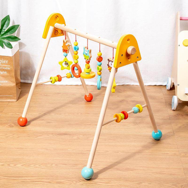 热卖木制新生儿健身器摆件吊环锻炼架训练手抓学步婴儿健身架玩具,淘宝优惠券,粉丝福利购,淘宝优惠卷